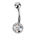 Piercing do pupíku banánek - TITAN (1,6 x 10 mm)