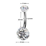 Piercing do pupíku - TITAN