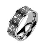 Pánský ocelový prsten skautská lilie vel. 62