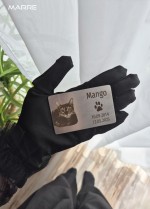 Pamětní ocelová destička - s rytím obrázku, loga a textu
