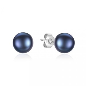 Stříbrné náušnice s pravými perličkami