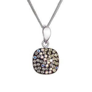 Stříbrný náhrdelník se Swarovski krystaly 32088.3 moonlight