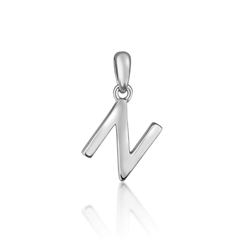 Stříbrný přívěsek písmeno N