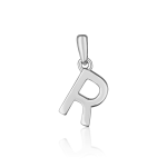 Stříbrný přívěsek písmeno R