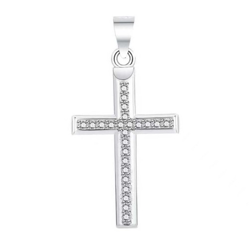 Stříbrný přívěsek křížek