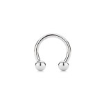 Piercing - podkova (1,6 x 8 mm, 4 mm)