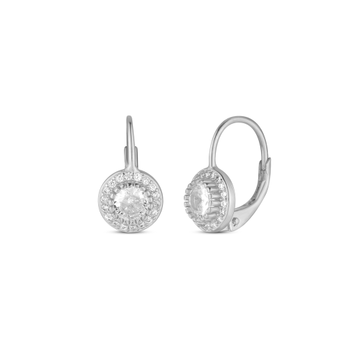 Stříbrné náušnice se zirkony