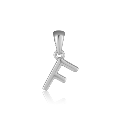 Stříbrný přívěsek písmeno F