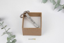 Ocelový přívěsek na klíče