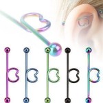 Činka industrial chirurgická ocel anodizovaná HWBSP10T (zelená)