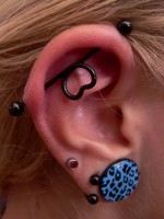 Činka industrial chirurgická ocel anodizovaná HWBSP10T (zelená)