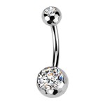 Piercing do pupíku banánek - TITAN (1,6 x 10 mm)