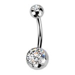 Piercing do pupíku banánek - TITAN (1,6 x 12 mm)