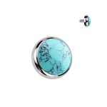 Náhradní kamínek k dermálu TITAN s kamenem (tygří oko)