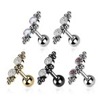 Cartilage piercing do ucha (zlacený)