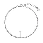 Stříbrný tenisový náramek Matrix 13070.1