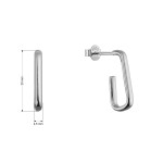 Stříbrné náušnice 61116