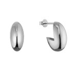 Stříbrné náušnice oválné 61120