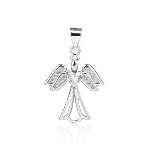 Stříbrný přívěsek anděl strážný