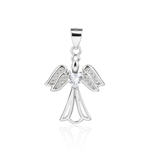 Stříbrný přívěsek anděl strážný