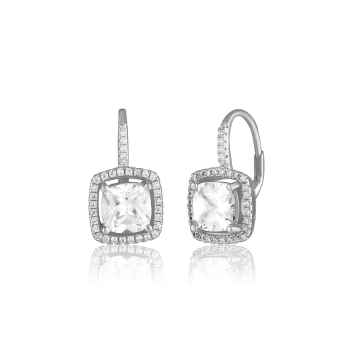 Stříbrné náušnice se zirkony