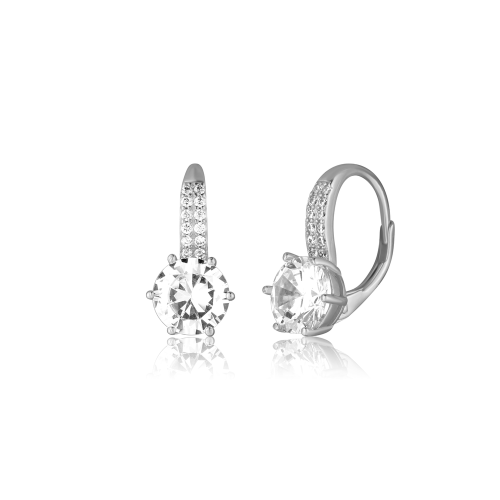 Stříbrné náušnice se zirkony
