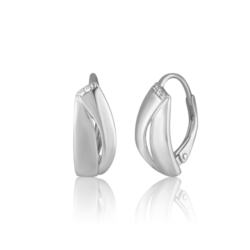 Stříbrné náušnice se zirkony