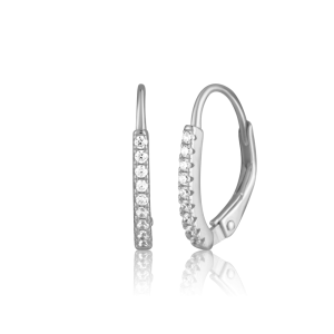 Stříbrné náušnice se zirkony