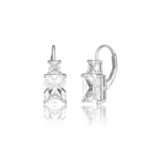 Stříbrné náušnice se zirkony