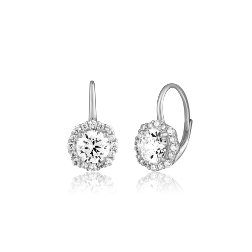 Stříbrné náušnice se zirkony