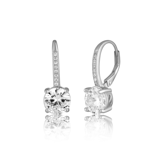 Stříbrné náušnice se zirkony