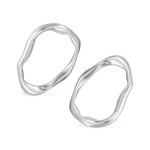 Extravagantní ocelové náušnice