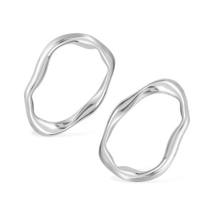 Extravagantní ocelové náušnice