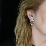 Extravagantní ocelové náušnice