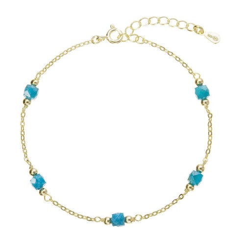 Pozlacený náramek s apatity 13111.3