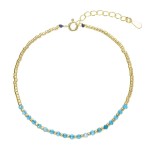 Pozlacený náramek s apatity 13112.3