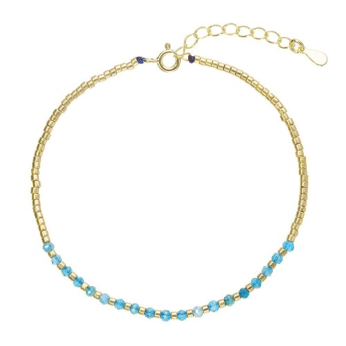 Pozlacený náramek s apatity 13112.3