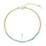 Pozlacený náramek s apatity 13112.3