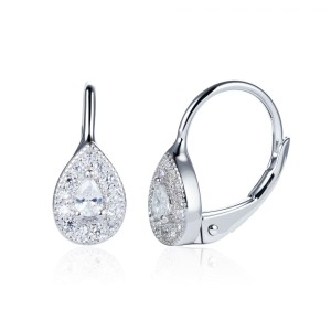 Stříbrné náušnice slzičky