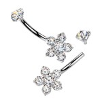 Piercing do pupíku kytička - TITAN