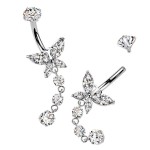 Piercing do pupíku motýlek - TITAN