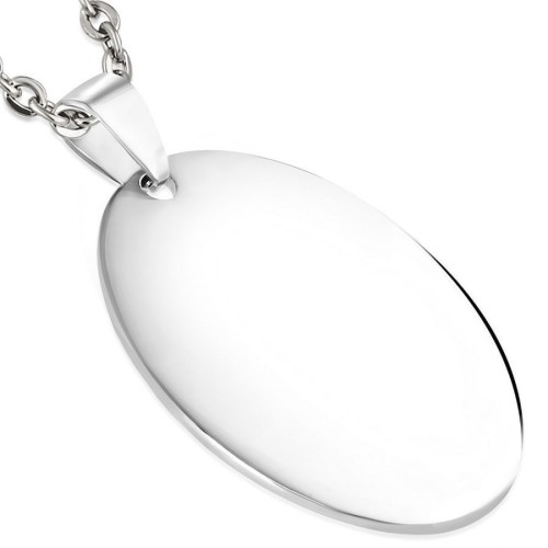 Oválná destička chirurgická ocel