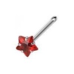 Piercing do nosu - hvězda (tyrkysová)