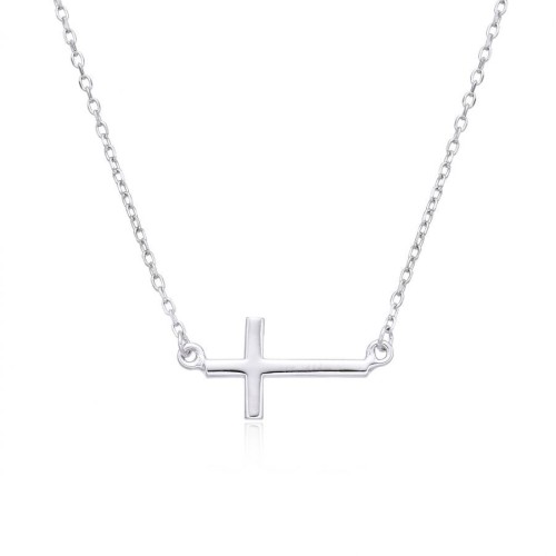Stříbrný náhrdelník kříž