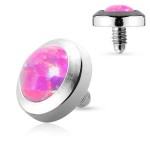 Náhradní díl k mikrodermálu opál 5mm (růžový)