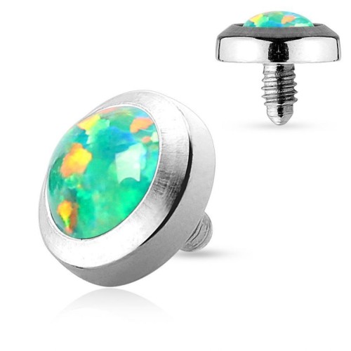 Náhradní díl k mikrodermálu opál 4mm (zelený)