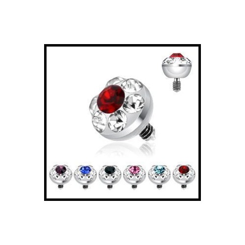 Náhradní díl k mikrodermálu s krystalky (fialový)