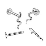 Labreta / piercing do ucha - had (1,2 x 6 mm)