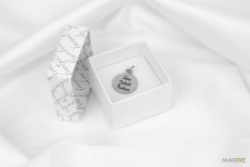 Malý ocelový přívěsek kruh 16 mm