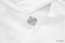 Ocelový přívěsek srdce